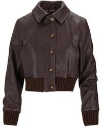 LA ROSE - Veste Capra À Bords Côtelés - Lyst