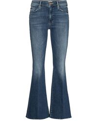 Mother The Weekender Flared Jeans - Blue
