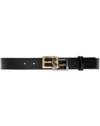Barbara Bui - Logo Calf Leather Belt - Lyst