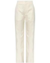 KENZO - Pressed-Crease Tailored Trousers - Lyst