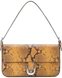 STAUD - Harlow Snake-print Shoulder Bag - Lyst