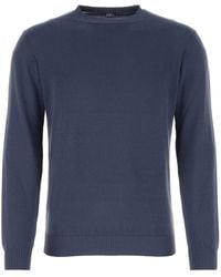 Fedeli - Ribbed Cotton Sweater - Lyst