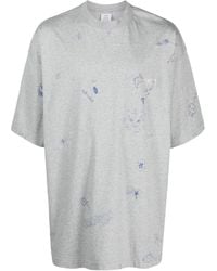 Vetements - Scribbled Sketch-print Cotton T-shirt - Lyst