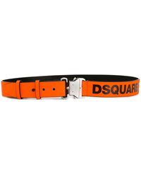 DSquared² Ceinture à logo - Orange