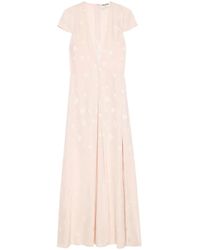 Zadig & Voltaire - Ravir Silk Maxi Dress - Lyst