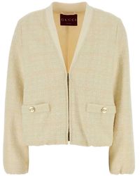 Gucci - Check Jacket - Lyst