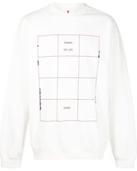 OAMC - Graphic-print Cotton Sweatshirt - Lyst