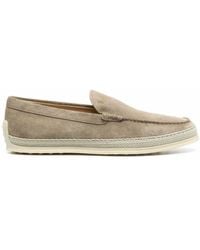 Tod's - Stylish Rafia Moccasins For - Lyst
