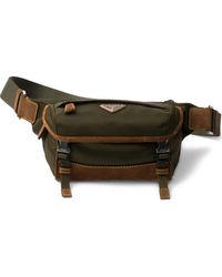 Prada - Small Canvas Utility Shoulder Bag - Lyst