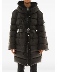 Ermanno Scervino - Textured-Trim Belted Coat - Lyst