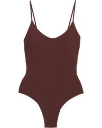 Fisico - Badeanzug Mit U-Ausschnitt - Lyst