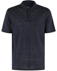 Roberto Collina - Linen-Cotton Polo Shirt - Lyst