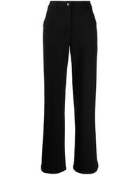 agnès b. - Marilly High-Waisted Straight-Leg Trousers - Lyst