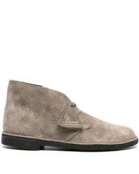 Clarks - Desert Suede Ankle Boots - Lyst