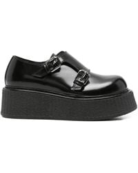 Moschino - Double-buckle Platform Shoes - Lyst