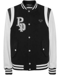 Philipp Plein - College Bomber Jacket Patches - Lyst