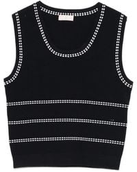 Liu Jo - Striped Tank Top - Lyst