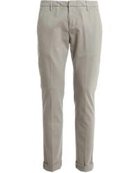 Dondup - Turn-Cuff Logo-Detail Pants - Lyst