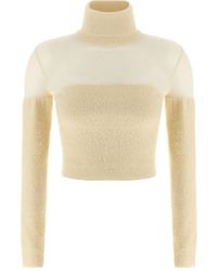 Elisabetta Franchi - Jersey con cuello alto - Lyst