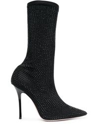Gedebe - Logan Crystal-Embellished Boots - Lyst