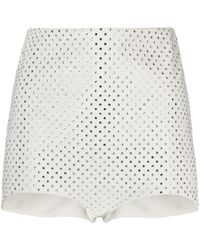 Philosophy Di Lorenzo Serafini - Crystal-Embellished Mini Shorts - Lyst
