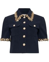 Cinq À Sept - Sunflare Aanya Cropped Jacket - Lyst