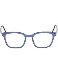 Lindberg - Rectangle-Frame Glasses - Lyst