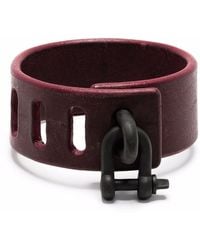 Parts Of 4 - Restraint-charm Leather Bracelet - Lyst