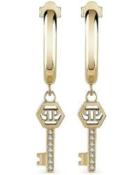 Philipp Plein - Valentine Key-Detail Earrings - Lyst