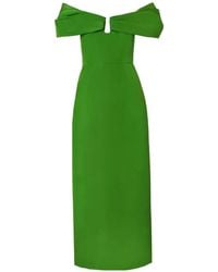 Carolina Herrera - Off-Shoulder Maxi Dress - Lyst