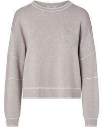 Liu Jo - Sweater With Stitching - Lyst