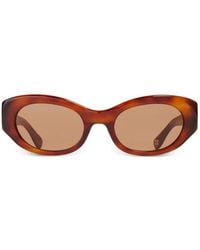Ganni - X Ace & Tate Dakota Oval-Frame Sunglasses - Lyst