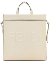 Fendi - Ivory Medium Go To Shopper Shopping Bag - Lyst