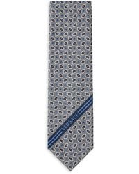 Versace - Printed Jacquard Silk Tie - Lyst