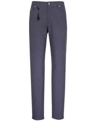 Marco Pescarolo - Straight-Leg Flannel Trousers - Lyst