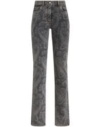 Etro - Straight Jeans Met Paisley-Print - Lyst