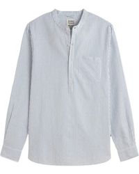 Ecoalf - Guilled Striped Chest-Pocket Shirt - Lyst