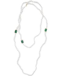 Izabel Display - Collier Mega Pearl En Zircon Cubique - Lyst
