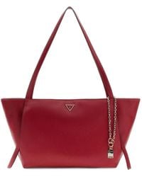Guess - Devon Logo-Plaque Tote Bag - Lyst