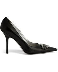DSquared² - 100Mm Logo-Plaque Leather Pumps - Lyst