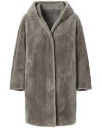 Peserico - Reversible Hooded Coat - Lyst