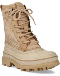 Sorel - キルティング レースアップブーツ - Lyst