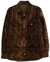 Etro - Paisley-Print Corduroy Padded Jacket - Lyst