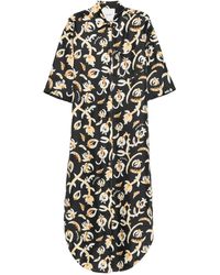 Nanushka - Floral-Print Silk Maxi Dress - Lyst