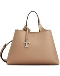 Tod's - Small Leather Tote Bag - Lyst