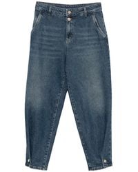 Liu Jo - Embellished-Button Jeans - Lyst