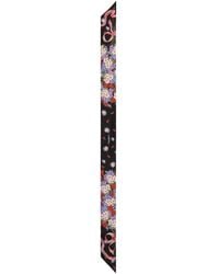 Dolce & Gabbana - Small Floral-Print Silk Twill Bandeau - Lyst