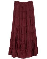 forte_forte - Tiered Maxi Skirt - Lyst
