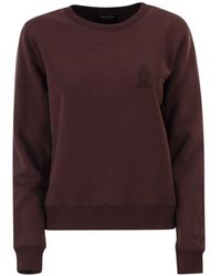 Dondup - Logo-Embroidered Crew-Neck Sweatshirt - Lyst