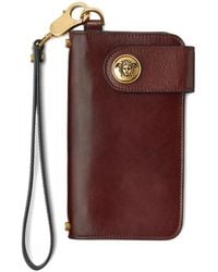Versace - Emblème Long Leather Wallet - Lyst